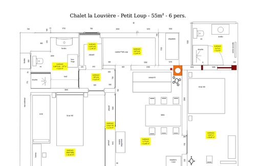 La Toussuire Apartment | Nice 3 *** apartment for 5-6 pers. in typical Savoyard chalet