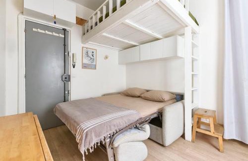 Chaussee-d'Antin Apartment | Opera 9th Cosy Studio with Mezzanine managed by Mey Agency