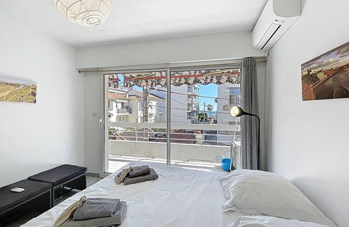 Pointe Croisette Apartment | Palm Beach area - 1 BDR apartment - terrace, sea view Cannes Mouré Rouge