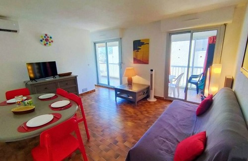 Le Port Apartment | Pleasant 3-Room Apartment with Terrace and Parking in Canet-Port
