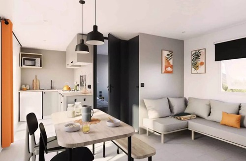 Saint-Paul-les-Dax House | Premium 3-Room Mobile Home for 4 People + TV