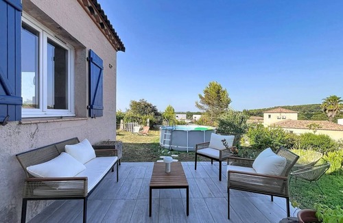 Saint-Christol House | Quiet villa with a pool, unobstructed views, and a large garden
