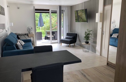 Saint-Jorioz Apartment | Rare, Cozy "loft type" studio with terrace and garden in the heart of St Jorioz.