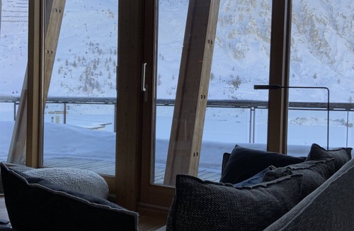 Tignes le Lac Apartment | Rare: penthouse with magnificent view and private access