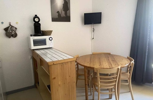 Valloire Apartment | Residence Le Thymel - Studio cabin 3 people 2* exposed East