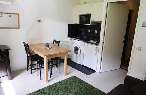 Valloire Apartment | Residence Plan Soleil - Studio cabin 4 persons 1* West exposure