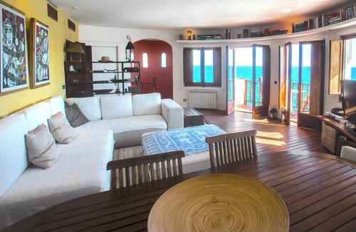 Vallpineda Apartment | ROMANTIC. Over the sea duplex, beach & pool.