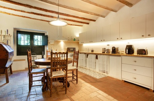 Vallbona d'Anoia Villa | Rural House "16th Century Masia" with Private Pool and Wi-Fi