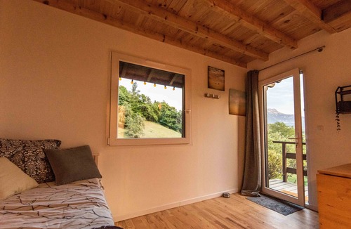 Saint-Aupre House | Small Cocooning Chalet in a quiet location with mountain and forest views