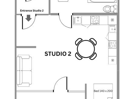 Ferney-Voltaire Apartment | Soundproof Studio Perfect for Short and Long Stays