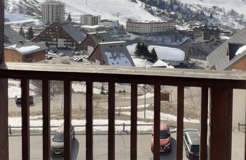 Montgellafrey Apartment | Spacious ski-in ski-out apartment overlooking the mountains