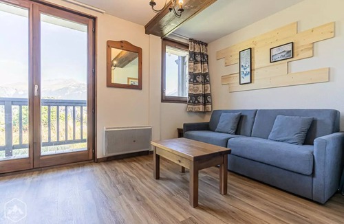 Aussois Apartment | SPO003 Spacious duplex for 6 people with a beautiful mountain view