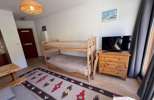 Prapoutel Apartment | Studio 3 couchages au pied des pistes avec balcon - FR-1-557-86