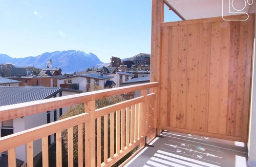 Jeux Apartment | Studio 4 pers, 28m², Alpe d'Huez - Proche pistes et commerces, balcon sud, casier à skis - FR-1-405-30