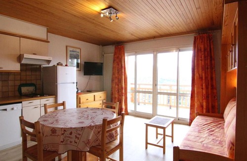 Jeux Apartment | Studio 4 pers, 28m², Alpe d'Huez - Proche pistes et commerces, balcon sud, casier à skis - FR-1-405-30