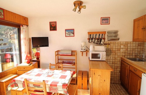 Auris Apartment | Studio cabin 4 pers, ski-in/ski-out, south view