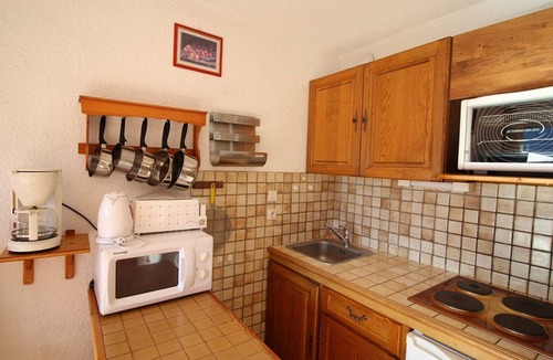 Auris Apartment | Studio cabin 4 pers, ski-in/ski-out, south view