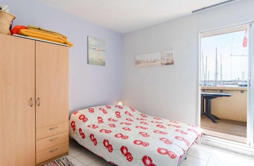 Gruissan Apartment | Studio cabine avec piscine et vue port à Gruissan - FR-1-409-199
