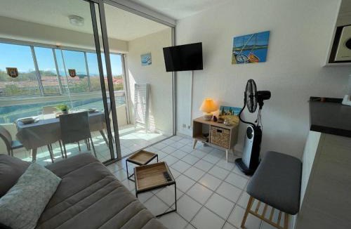 Plage d'Argeles Apartment | Studio cabine dans résidence avec piscine 4 couchages - AR580-174