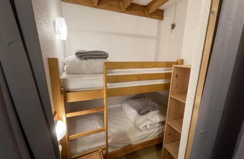 Laveissiere Apartment | Studio-cabine-mezzanine exposé sud avec navette gratuite, casier à skis et tout confort - FR-1-787-28
