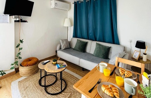 Vaulx-en-Velin Apartment | Studio climatisé près du Goupama Stadium, Eurexpo, LDLC Arena, La Soie