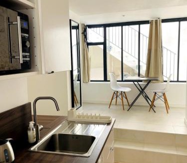 Beaux Arts-Boutonnet Apartment | Studio climatisé, traversant avec verrière