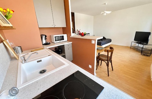 Peloux-Mail Apartment | Studio cosy avec Wi-Fi, proche de la gare
