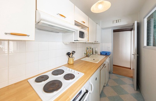Saint-Francois-Longchamp Apartment | Studio for 5, ski-in/ski-out, central location
