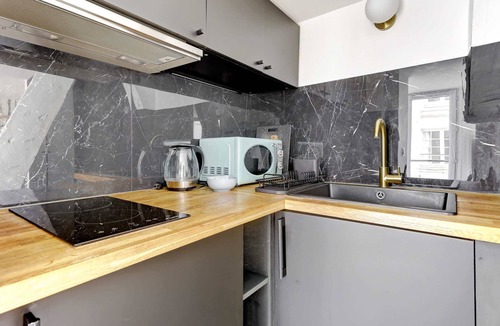 Quartier du Mail Apartment | Studio lumineux au centre de Paris