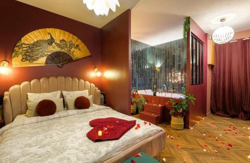 Charpennes - Charmettes Apartment | Suite jacuzzi chic et romantique climatisé