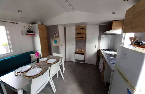Saint-Cyprien House | Sun & Sea - Camping Le Bosc * - 834 MOBILE-HOME 3 ROOMS CLIM TV 6 persons