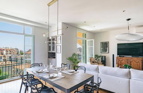Saint Maurice Apartment | Superb, light-filled 3-room apartment, refined, well-cared-for decoration, beautiful, unobstructed view