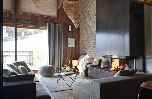Mont-de-Lans Condo | Superbe appartement style chalet + sauna privé