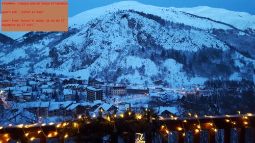 Valloire Apartment | T2 Les Chardons avec Piscine Sauna et Hammam