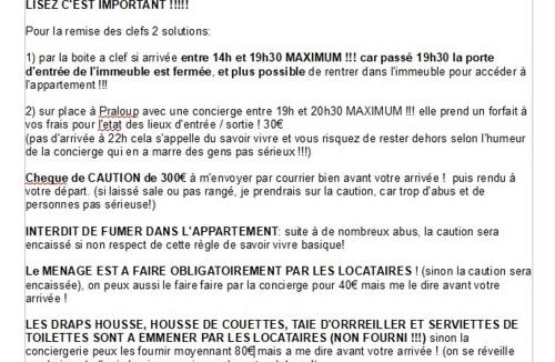 Pra Loup Apartment | T2 PRALOUP 1600 bat Chanteclerc 6 personnes 36m2 avec chambre à part et 2 TV