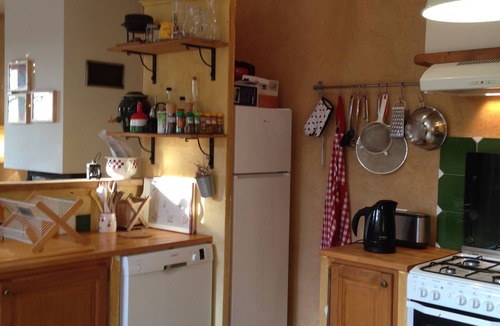 Saint-Andeol-de-Berg House | Tastefully renovated village house, 150m2, sleeps 8 or 9, enclosed garden.