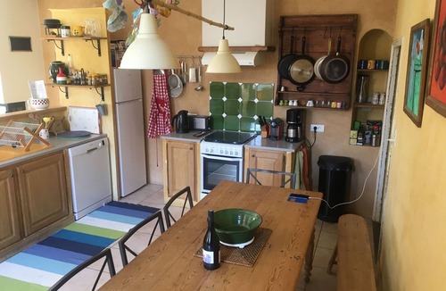 Saint-Andeol-de-Berg House | Tastefully renovated village house, 150m2, sleeps 8 or 9, enclosed garden.