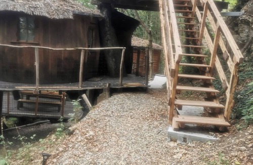 Pons Cabin | The sounds of nature + private relaxation area + seasonal pool
