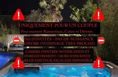 Meyzieu Nord Ouest Villa | Unique! jacuzzi privé 35°C + cinéma Villa entière