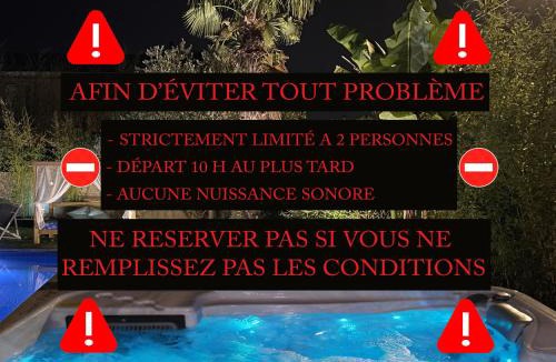 Meyzieu Nord Ouest Villa | Unique! jacuzzi privé 35°C + cinéma Villa entière