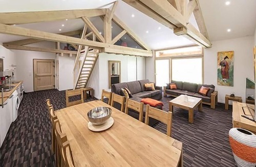 Nancroit Apartment | View valley, balcony, parking, tv, ski locker, 144m², Peisey-Vallandry