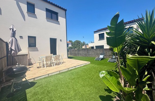 Sainte-Marie-Plage House | Villa Bambou, Jolie Maison Neuve à 10 Minutes à Pied de la Plage