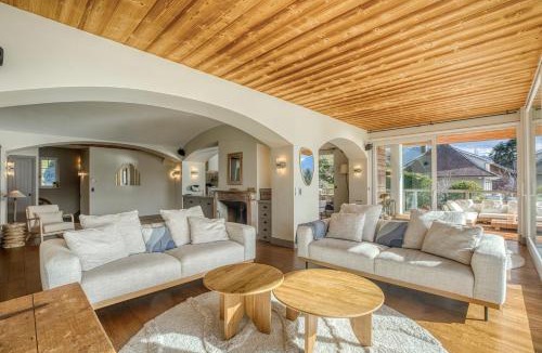 Veyrier-du-Lac Villa | Villa Richardière - Accès privé au lac et piscine