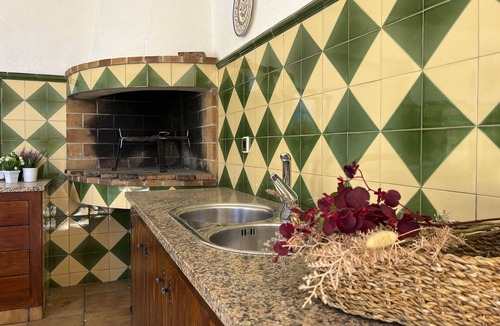 Sant Jaume dels Domenys Villa | Villa Torreón - Gran piscina y jardín, Comedor exterior, Barbacoa