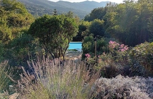 Dieulefit House | Villa with panoramic view and swimming pool within walking distance of town center.