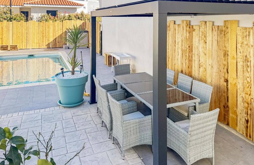 Saint-Nazaire House | Welcome to this comfortable and modern vacation home with pool.