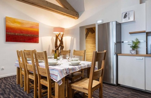 Nancroit Apartment | Wifi, 3rd floor, view valley, terrace, parking, tv, ski locker, 144m², Peisey-Vallandry