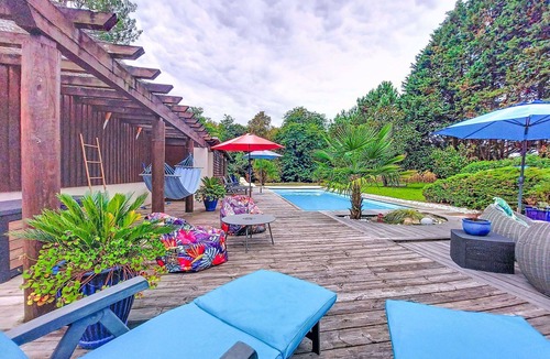 Saint-Vincent-de-Paul House | Wonderful private villa for 8 people with WIFI, private pool, A/C, TV, terrace and pets allowed