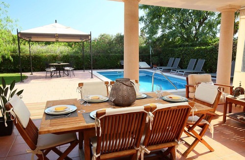 Reus Villa | Wonderful private villa for 8 people with A/C, private pool, WIFI, TV and patio