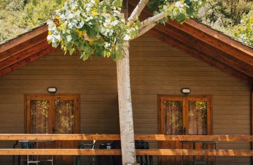 Montardit de Baix House | Wooden Bungalows with Porch and Pets Allowed